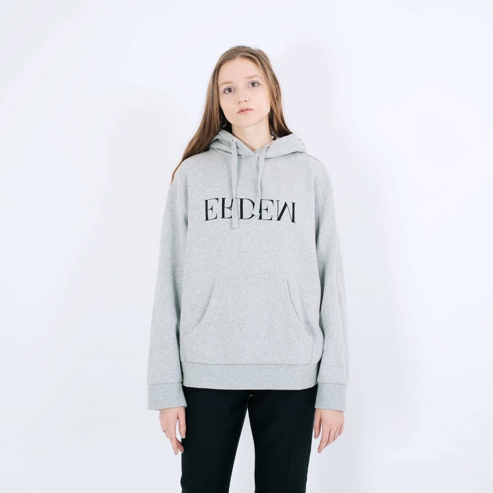 ERDEM x H&M,  Women’s Gray Cotton Pullover Hoodie Sweatshirt in size X-Small